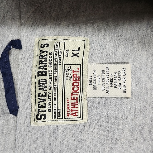 Steve and Barrys Notre Dame Pullover Windbreaker Hooded Pocket Football Mens XL - Picture 6 of 8